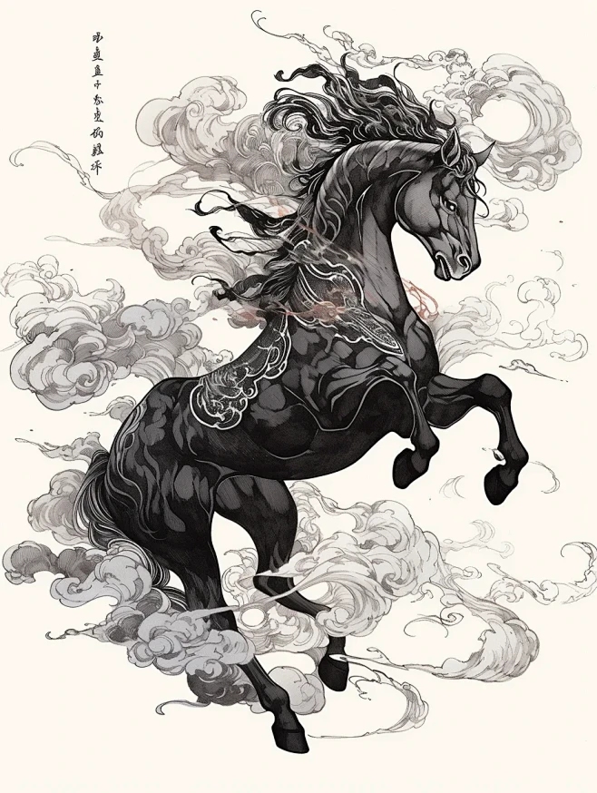 一表非凡生肖马插图