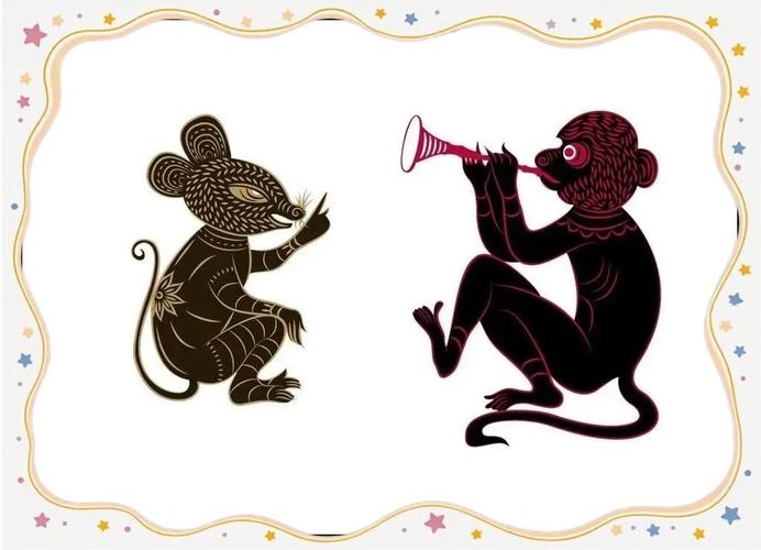 艺高胆大的生肖，猴与鼠的探讨标题可以是，，艺高胆大揭秘，生肖猴与老鼠的双重解读。，生肖解密，艺高人胆大背后的猴和鼠的故事。插图