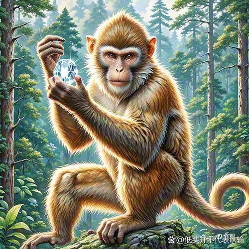 眼花缭乱生肖猴插图