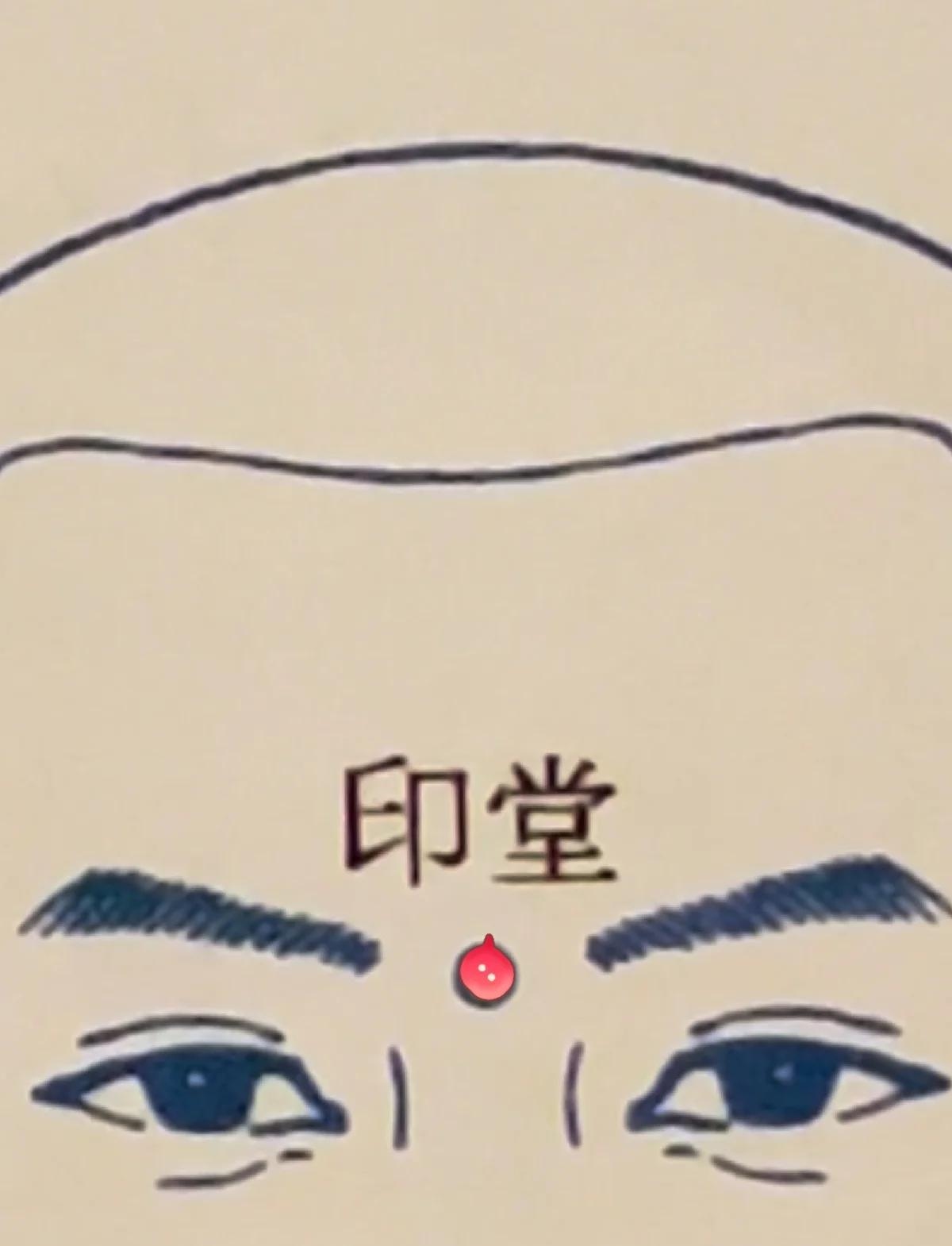 印堂，面部重要穴位解析插图