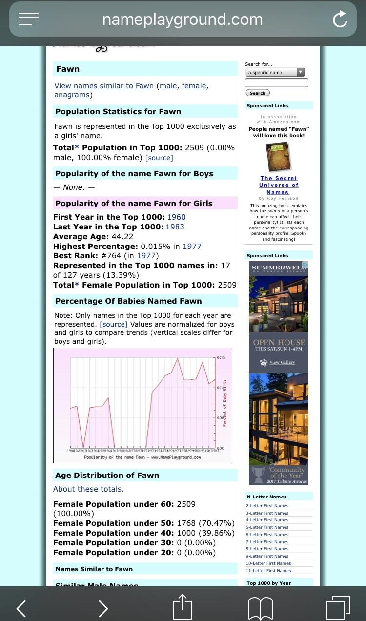 英文名寓意小众女生名推荐，，Fawn（法恩）插图