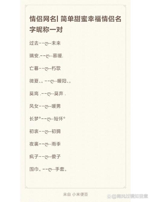 游戏情侣网名精选2021插图