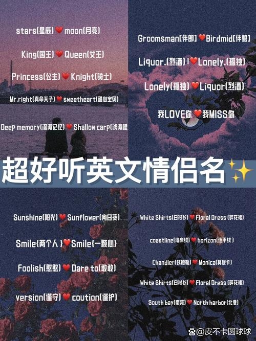 英语情侣网名一对，LoveWave双宿双飞插图