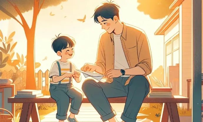 中国父亲节，每年的8月8日，即八八节插图