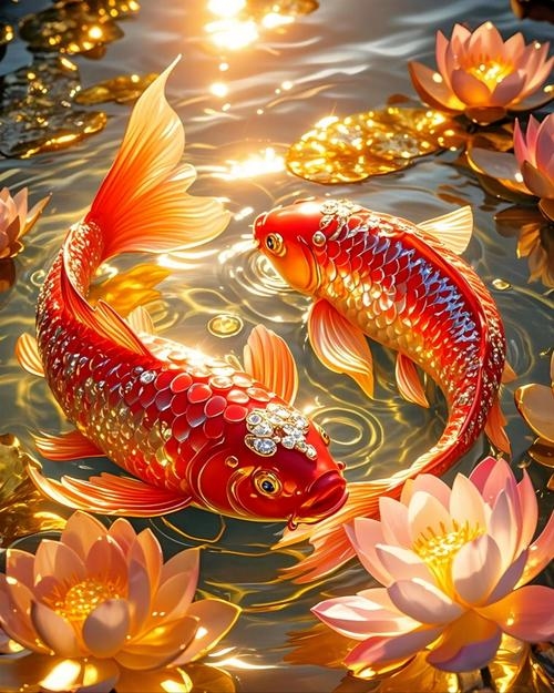 周公解梦鱼，财运与吉祥的象征插图