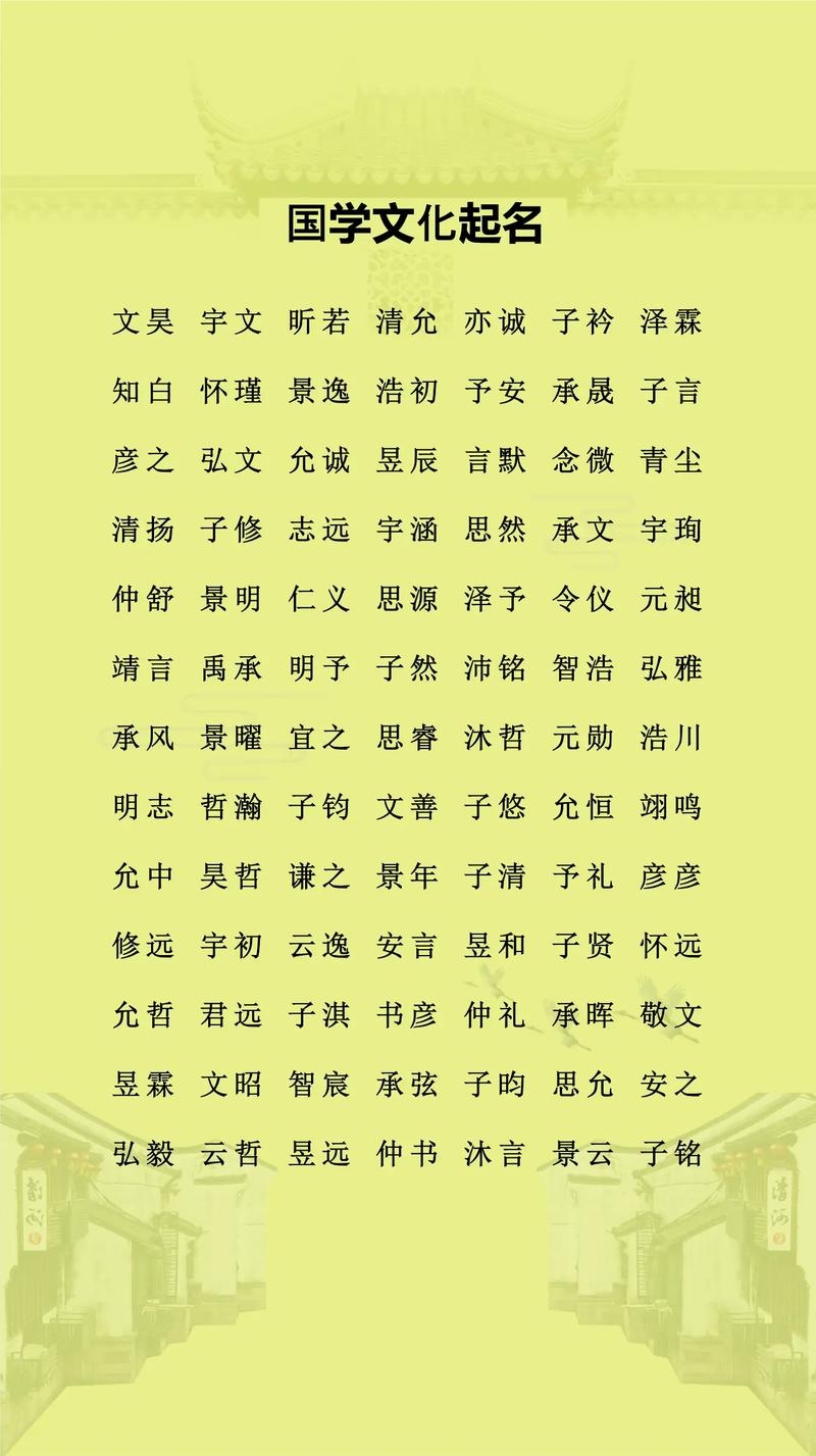 中国顶尖起名大师精选集插图