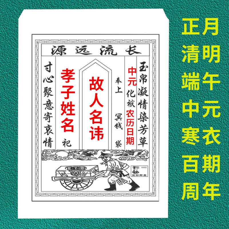 中元节封包写法指南插图