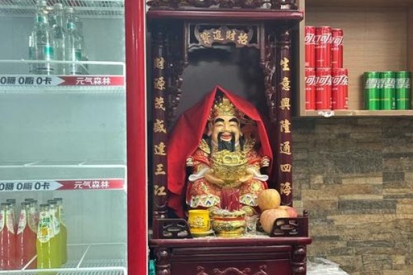 财神爷最忌讳看到餐厅厨房、不洁之人或物及厕所等，摆放需谨慎。-红迪亚