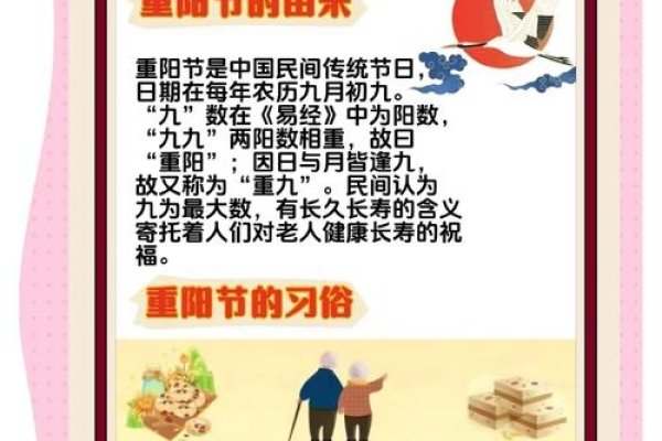 重阳节，九月九日的历史文化与纪念意义，农历九月初九，寓意吉祥长久。传统节日与抗战胜利纪念日交汇的特别日子。-红迪亚