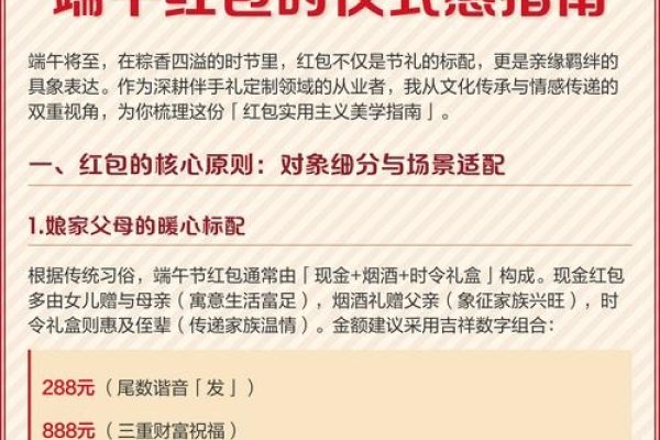 端午节红包发放指南，金额选择与寓意解析建议，端午节发红包攻略，数字背后的美好祝愿-红迪亚
