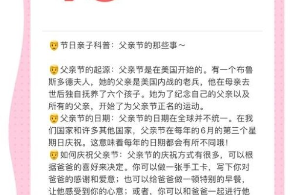 父亲节的意义与庆祝日期-红迪亚