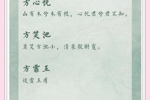 方姓女孩100分美名，，方雅儿、月晴 方洛蓓 婉约优雅-红迪亚