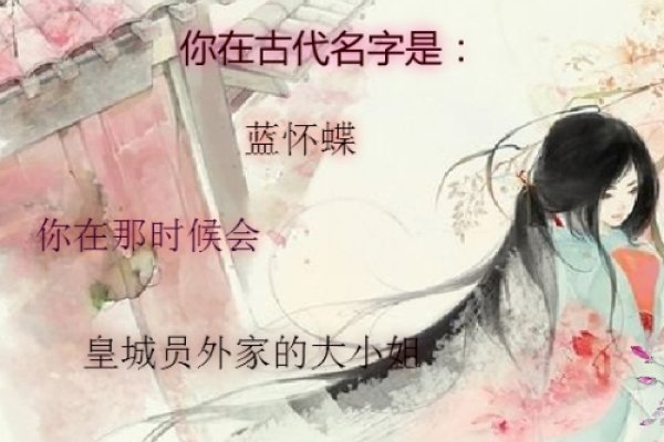 古代名字身份测试游戏，揭秘你的前世身份与古名-红迪亚