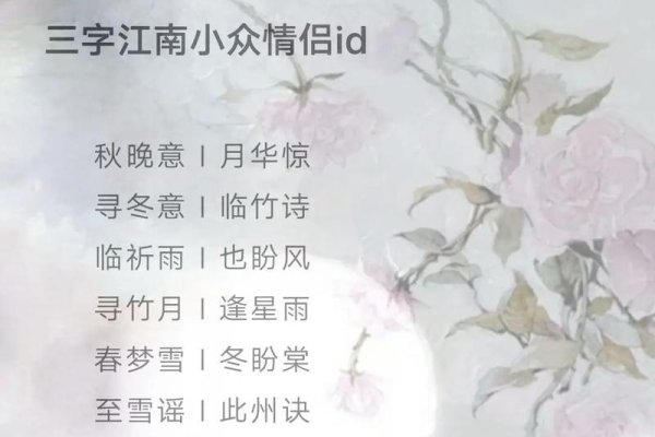 古风名字符号 三字有诗意-红迪亚