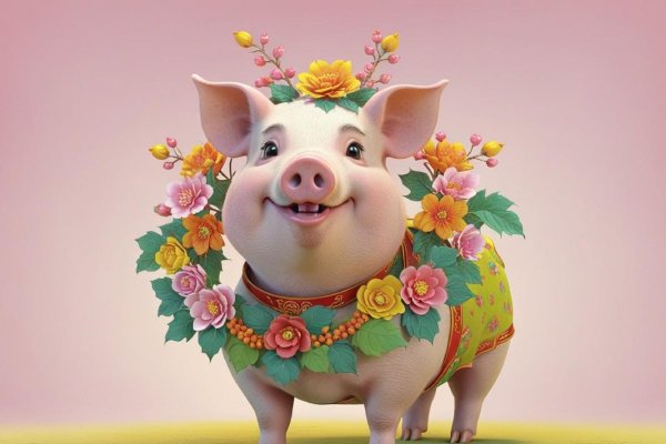 花天酒地生肖猪-红迪亚