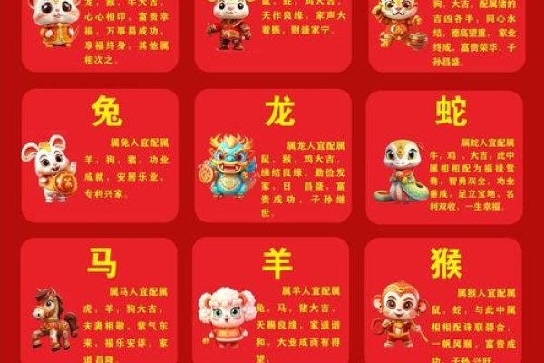 婚姻配对解析与最佳属相组合，鼠配龙兔猴，牛配虎鸡蛇鼠等。-红迪亚