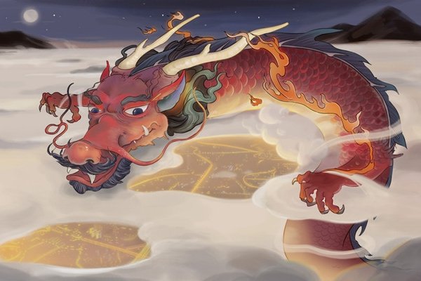 海阔天空与生肖龙，翱翔于广阔天地-红迪亚