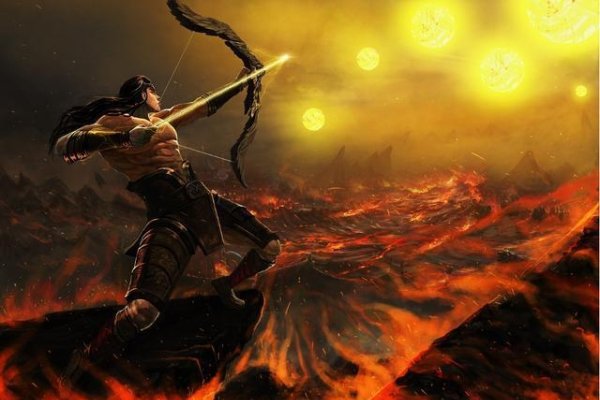 后羿射日生肖兔-红迪亚