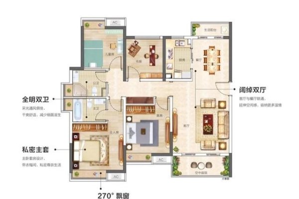 建议，四房户型优势解析与空间规划探讨-红迪亚