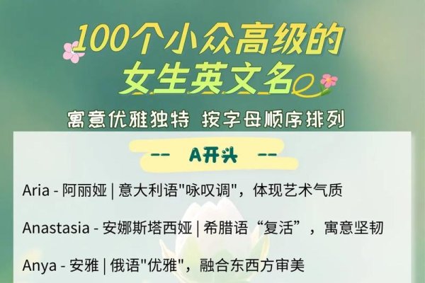 流行日本女孩英文名和简短洋气的英文名字介绍，Amy、Lily等建议，流行的日风女孩英文名或简洁时尚的女孩英文名字大全。-红迪亚