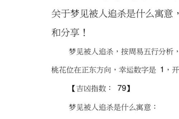 梦见被追杀的深层含义与解析,被追杀的梦境预示与挑战应对之道,女性梦到被人追杀的心理解读及意义探讨-红迪亚