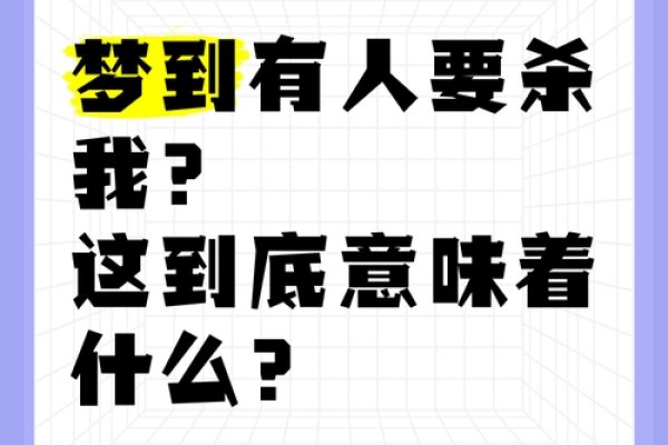 梦见有人要杀我，揭示内心情绪与压力，预示健康与挑战并存。-红迪亚