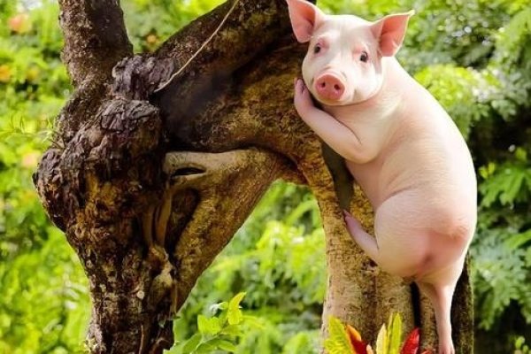 母猪上树打生肖猴-红迪亚
