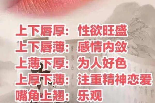面相嘴唇，情感与欲望的印记。-红迪亚