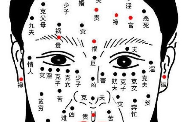 女性面部痣相解析-红迪亚