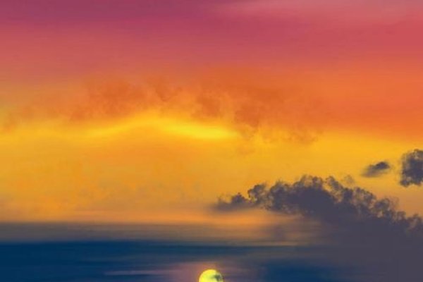 日月同辉寓意好运与幸福-红迪亚