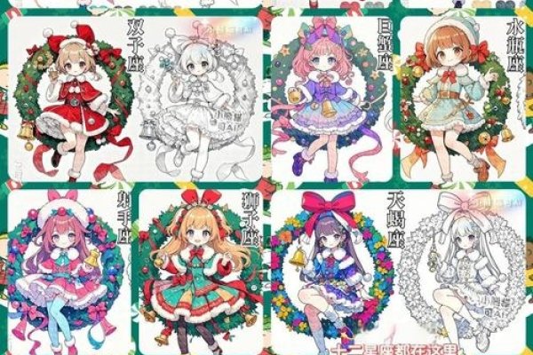 十二星座公主绘画指南，从摩羯座到射手座的风格解析-红迪亚