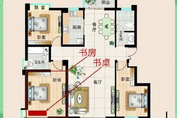 书房风水布局，方位与摆放的讲究-红迪亚