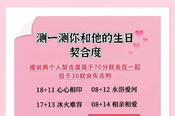 生日缘分与关系测试-红迪亚