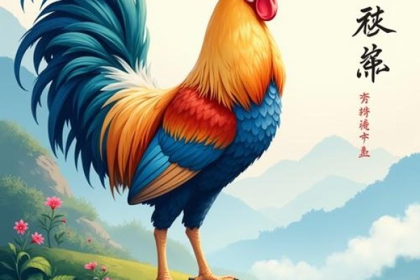 司晨报晓指生肖鸡，寓意新一天开始。-红迪亚