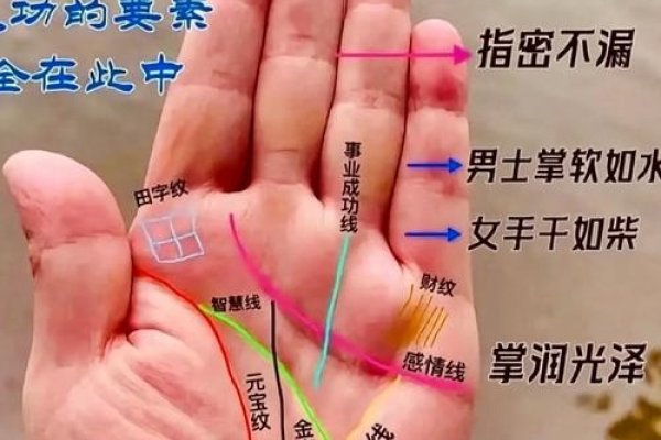 手相算命图解，婚姻与财运的秘密-红迪亚