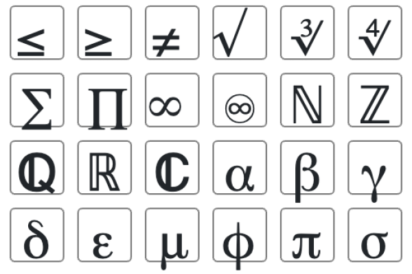 数学符号图片的特殊字符使用指南-红迪亚