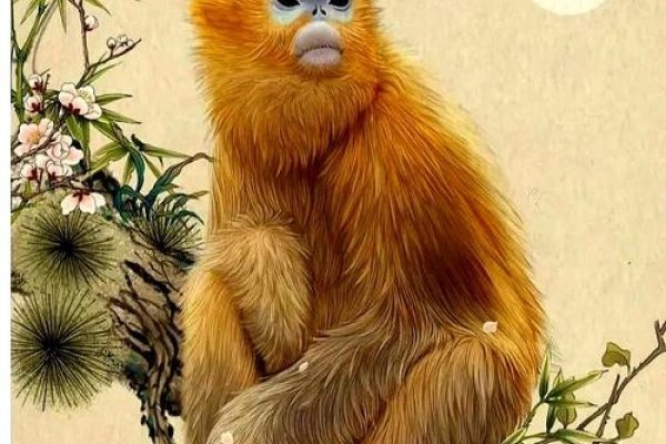 望穿秋水生肖猴-红迪亚