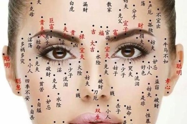 五官长痣的面相解析，富贵命运与面相特征关联探讨-红迪亚