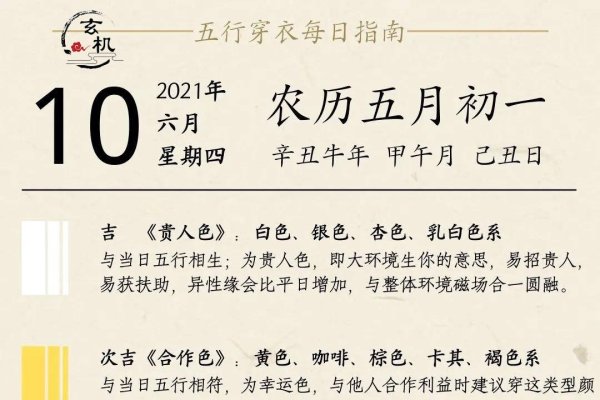 五行穿衣指南，2021年10月20日的搭配建议-红迪亚