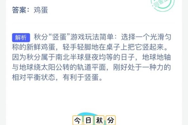 秋分竖蛋习俗解析-红迪亚