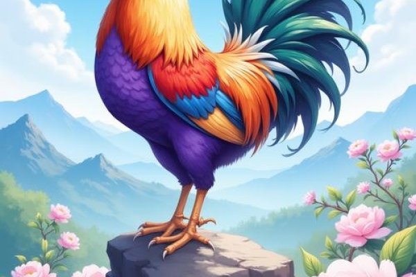 趾高气扬生肖鸡-红迪亚