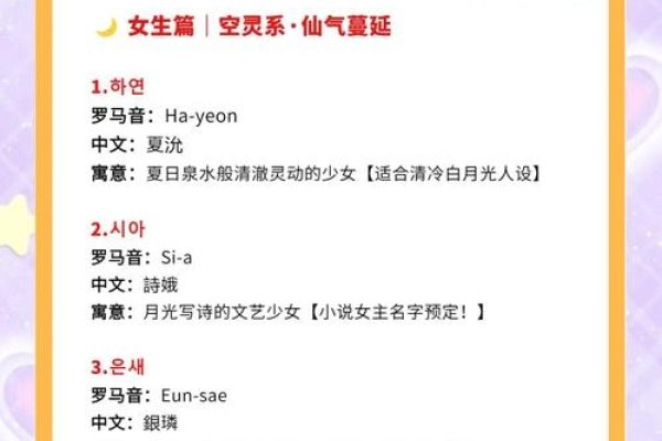 适合女生的韩文QQ网名推荐，，余生，？？，寓意珍惜生命每一刻。，时光，？，代表时间的流逝与珍贵。，欧巴，，是韩语中对哥哥的称呼，也常用于女生对心仪男性的昵称。，故人与萌妹结合。？和？？？分别表示老朋友、可爱的女孩，带有怀旧和情感可爱的氛围。-红迪亚