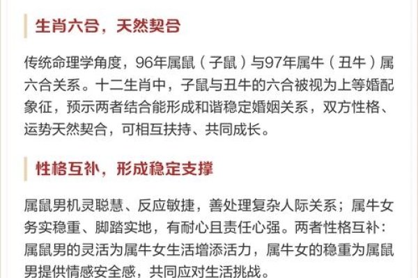 属牛女最佳婚配解析，97年生肖鼠男与不同月份属相搭配婚姻美满-红迪亚