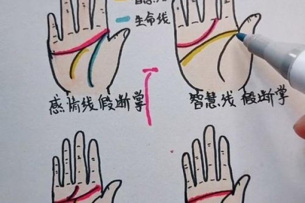 男人左手断掌纹，命运与性格的特殊印记。-红迪亚