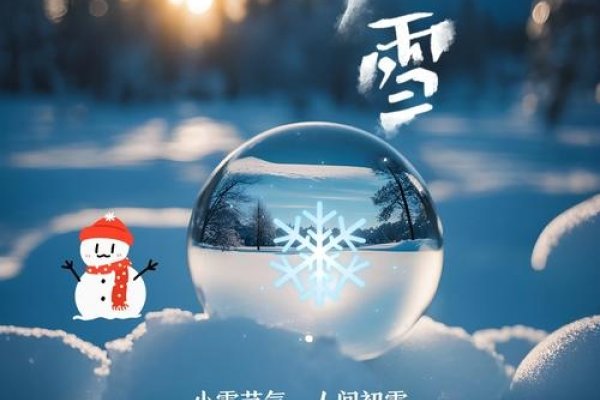 小雪节气,冬日初降的标志。,直接明了地表达了小雪这一节气的特点,即它标志着冬季的开始和天气的转冷。-红迪亚