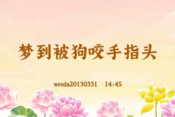 狗咬手指的梦境解析，预示挑战与转变-红迪亚