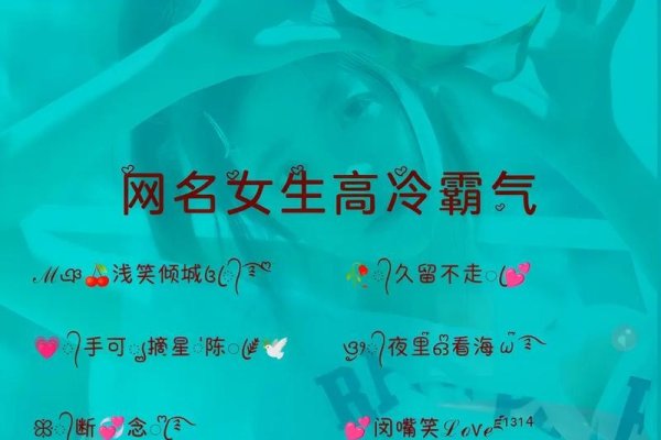 劲舞昵称高冷名单-红迪亚