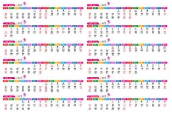 2013年农历日历概览-红迪亚