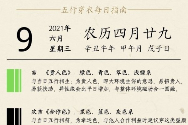 2021年9月6日五行穿衣指南-红迪亚