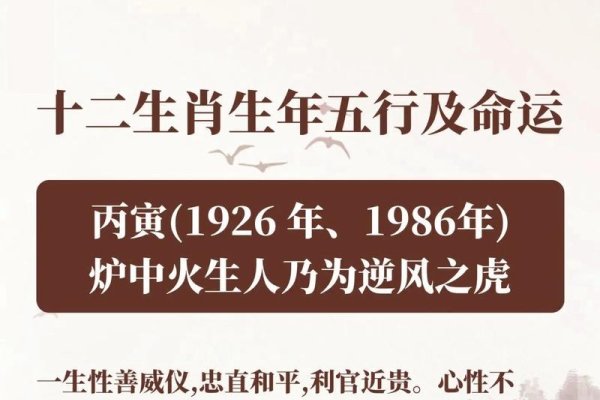 2022年属相解析，虎年五行属性与生肖运势-红迪亚